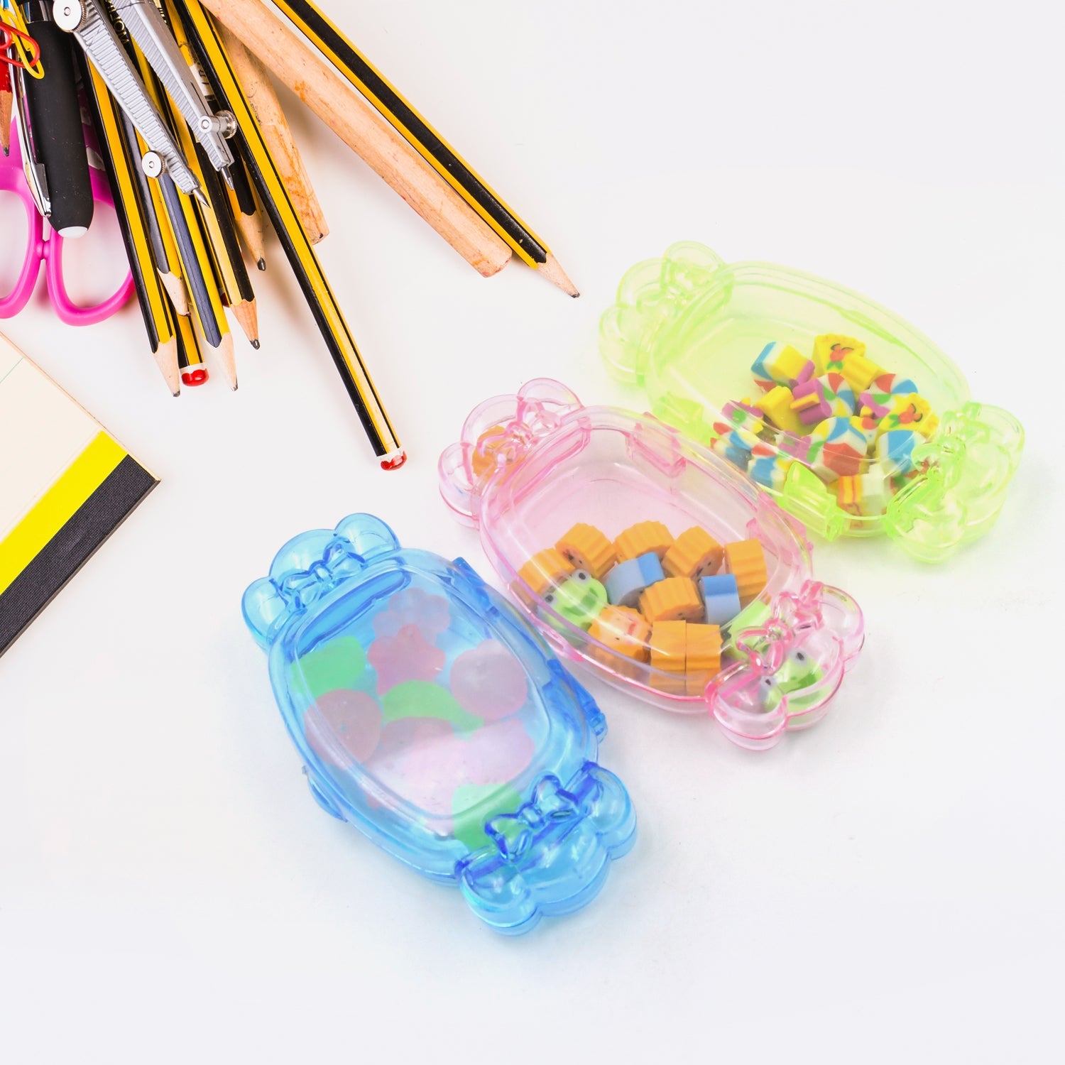 Cute School Eraser Set Cute Eraser Multi Design Rubber Erasers For Pencil Cleaning Stationery School Student Girl Kids (15 pc In1 Set) Cute School Eraser Set Cute Eraser Multi Design Rubber Erasers For Pencil Cleaning Stationery School Student Girl Kids (15 pc In1 Set)